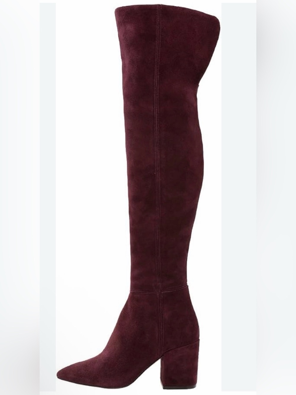 Jessica Simpson Tall Brown Suede Over-the-Knee Block Heel Boots